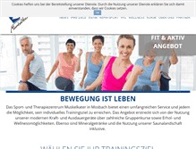 Tablet Screenshot of muskelkater-online.de